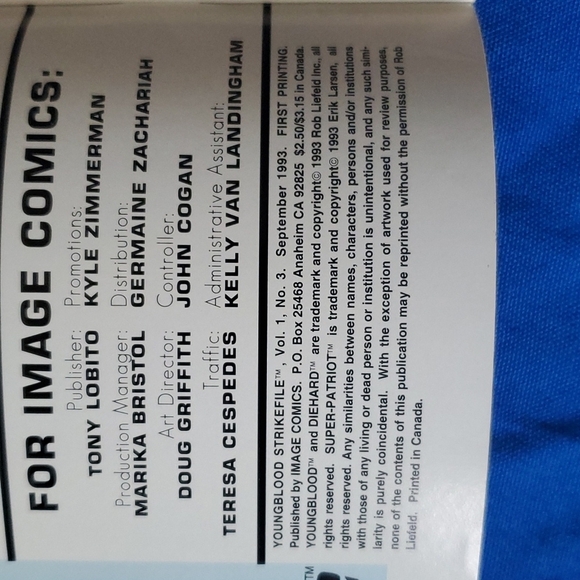 4/$20 - Youngblood Strikefile : September 1993, Volume 1 Number 3 - Picture 5 of 11